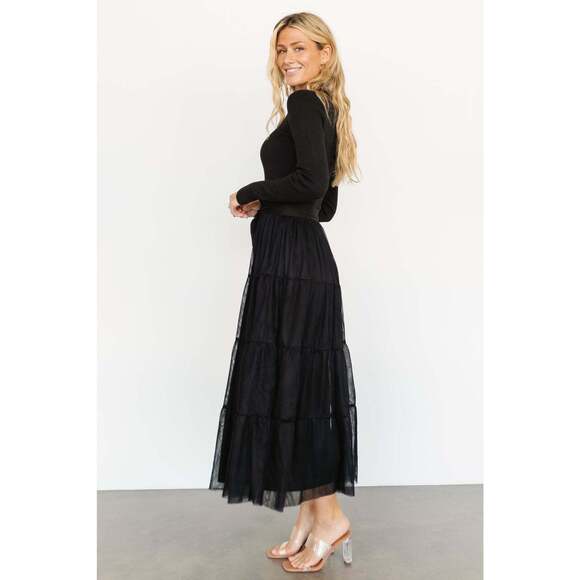 Baltic Born Demi Sweater Tulle Dress | Black Size XL - Picture 3 of 5